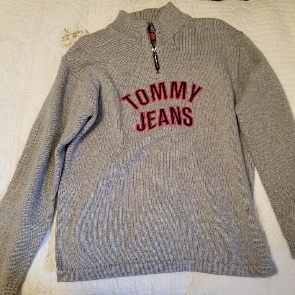 Tommy jeans sz XL 3/4 zip